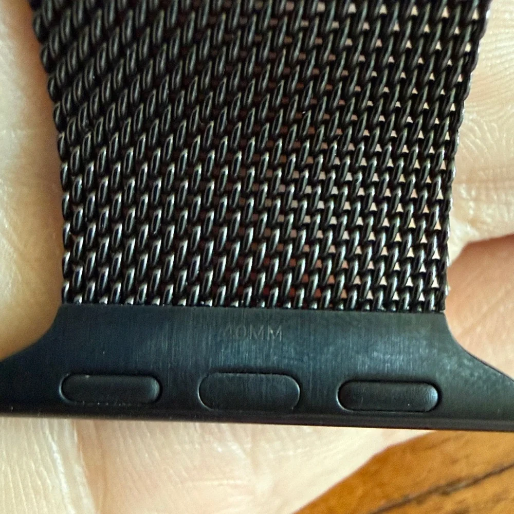 Black Milanese Loop Watch Band